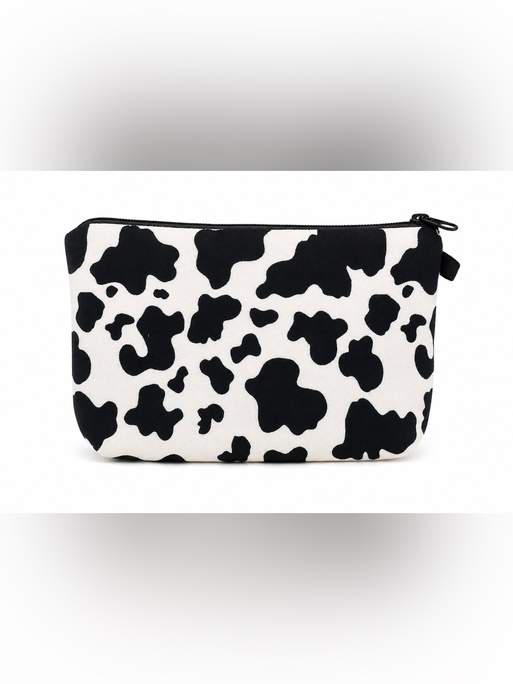 Cow Print Zipper Pouch